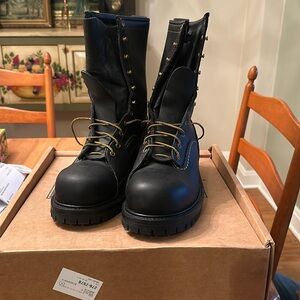 Wesco steel toe lagers all leather brand new